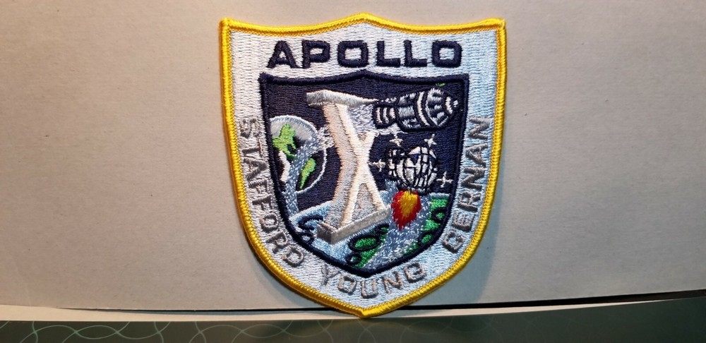 APOLLO 10 MISSION PATCH (THOMAS STAFFORD-JOHN YOUNG-EUGENE CERNAN)