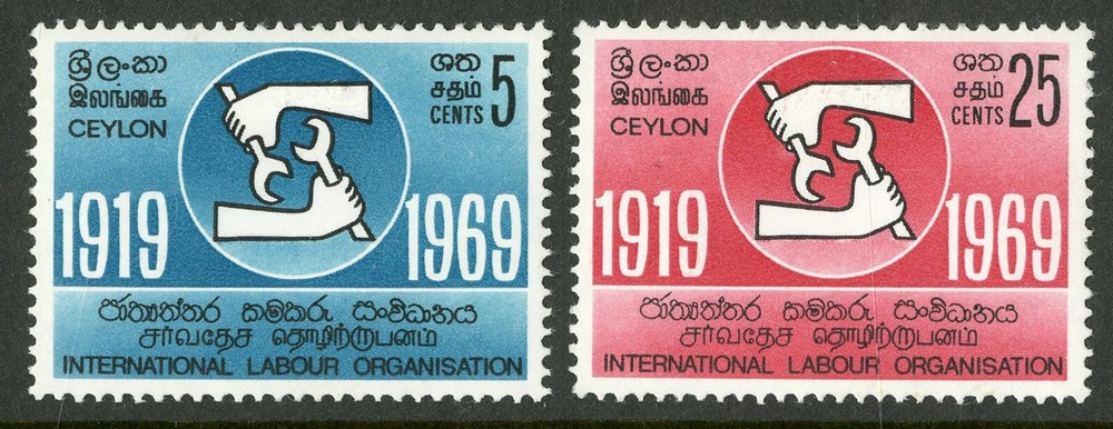 Ceylon   1969   Scott # 431-432    Mint Hinged Set