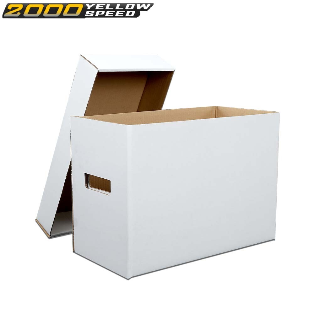 10Pcs Comic Books Storage Boxes Short Holds 150-175 Stackable Durable Archive