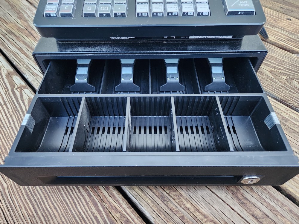 Casio SR-S820 Cash Register. Working. Operator and Programming Keys.