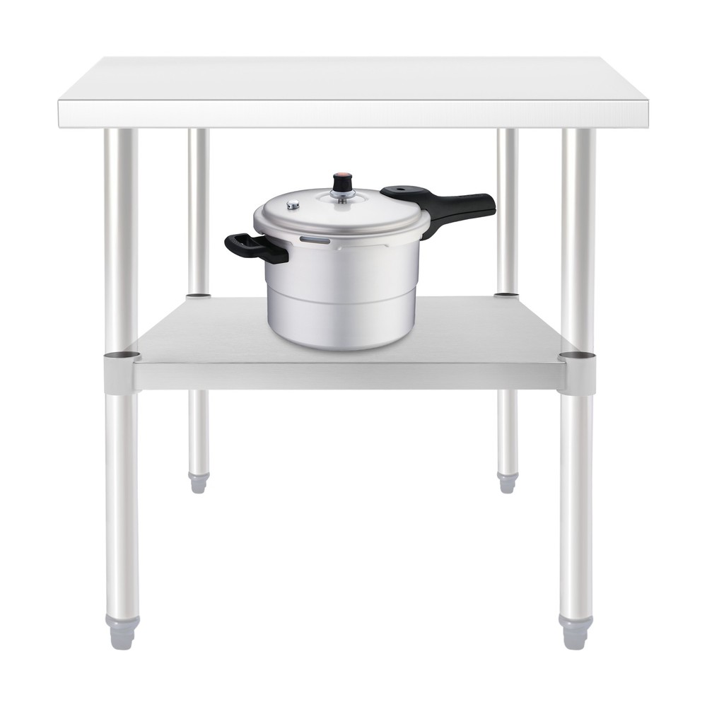 Stainless Steel Table Adjustable Lower Shelf Under Shelf for Work Tables