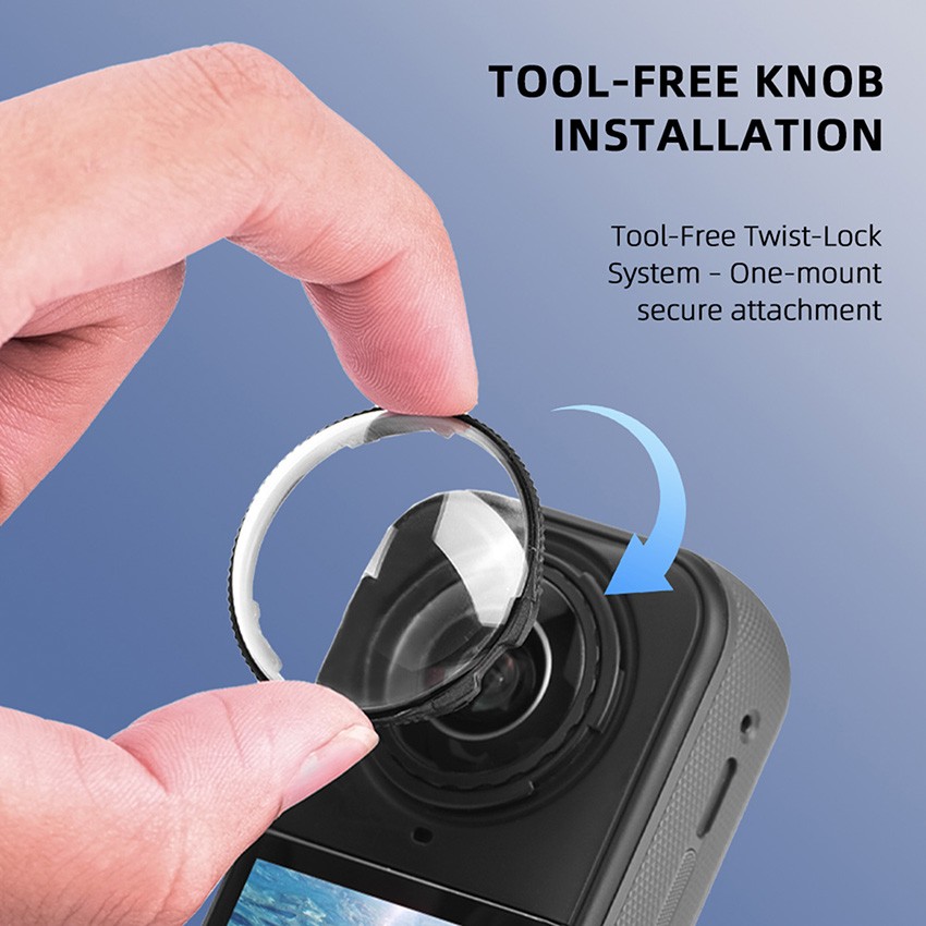 Protective Mirror Camera Lens Protective Cover Drop Proof for Insta360 X5