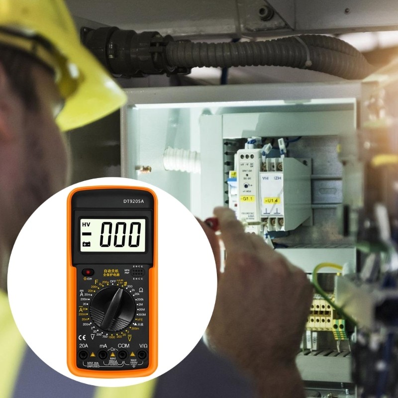 Compactly Digital Multimeter Voltages Current Resistance Measurement Tester