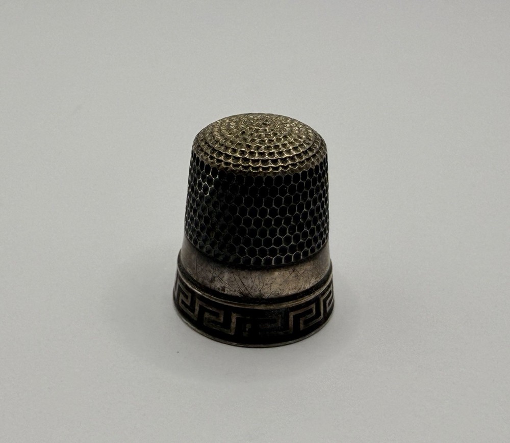 Vintage Sterling Silver Thimble #9