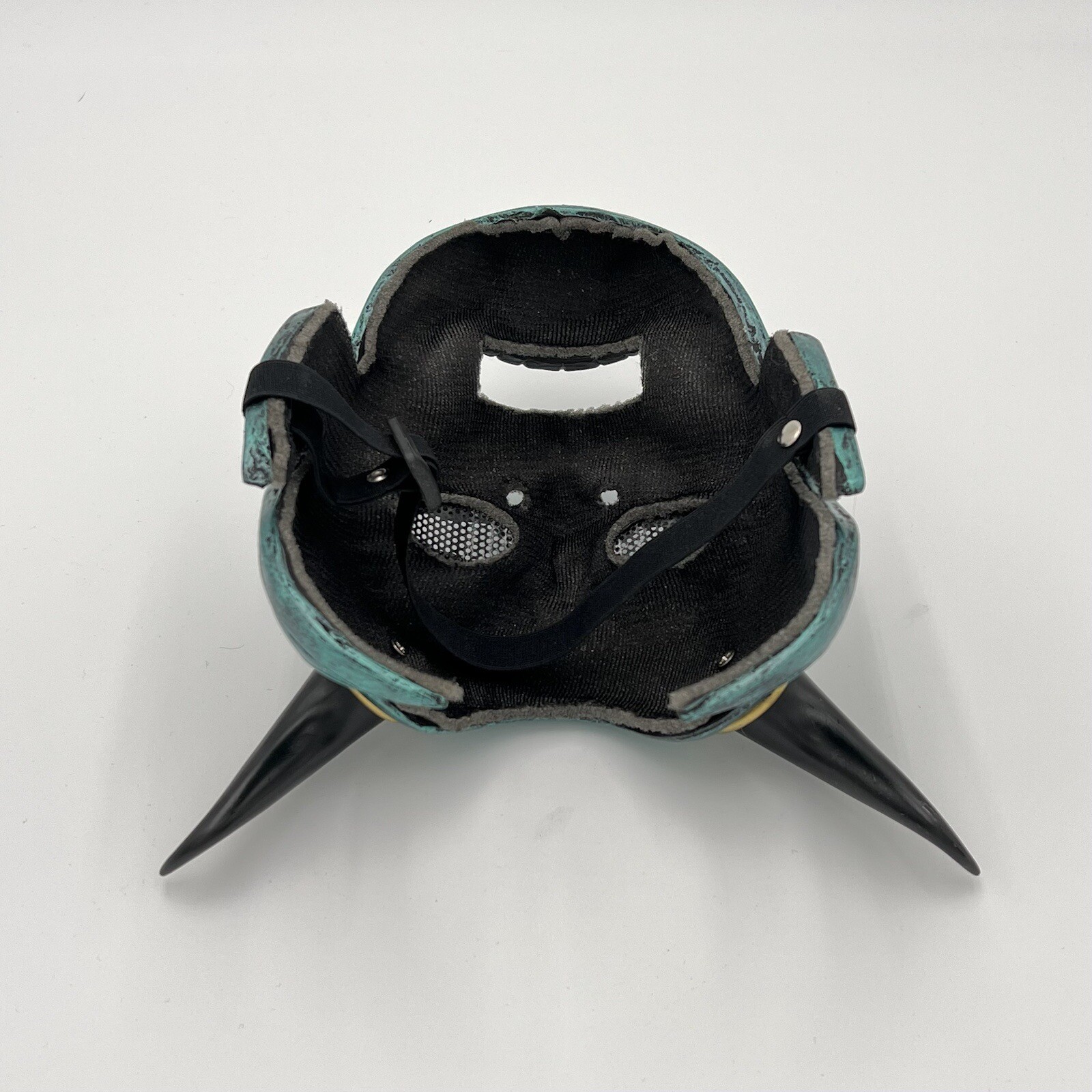 Demon Devil Oni Costume Mask Green Black Gold Samurai Assassin Style Cosplay