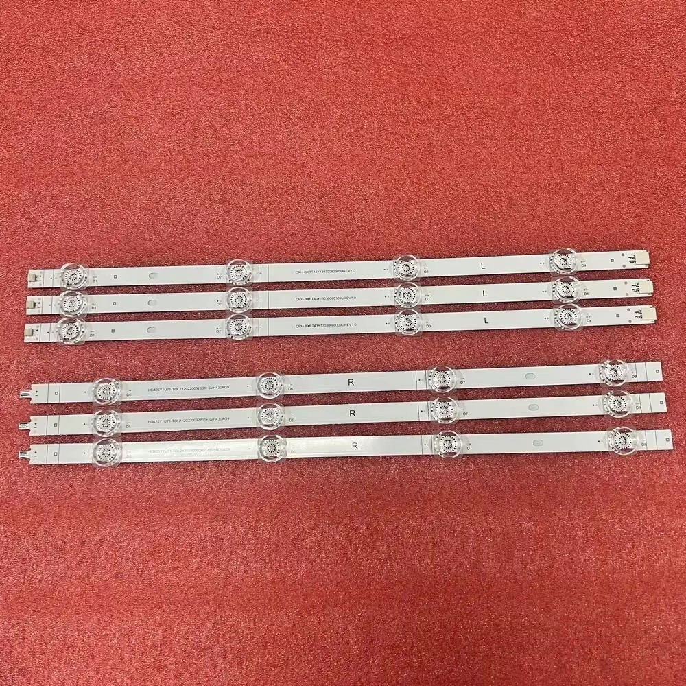 LED Strips For Hisense 43A6G 43C350KU 43A68G 43A6GX3 43A6H 43E3G SVH430AG9