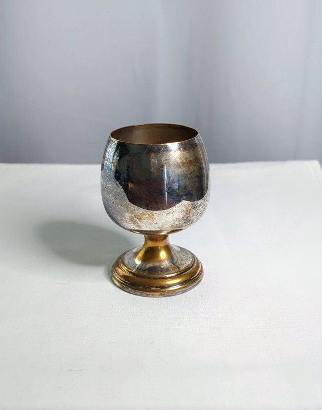 Silver Plated Goblet Brandy Snifter