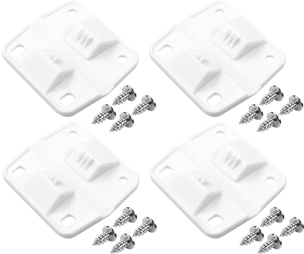 Cooler Hinges Replacement Set Plastic Hinges with Screws 4 Pack