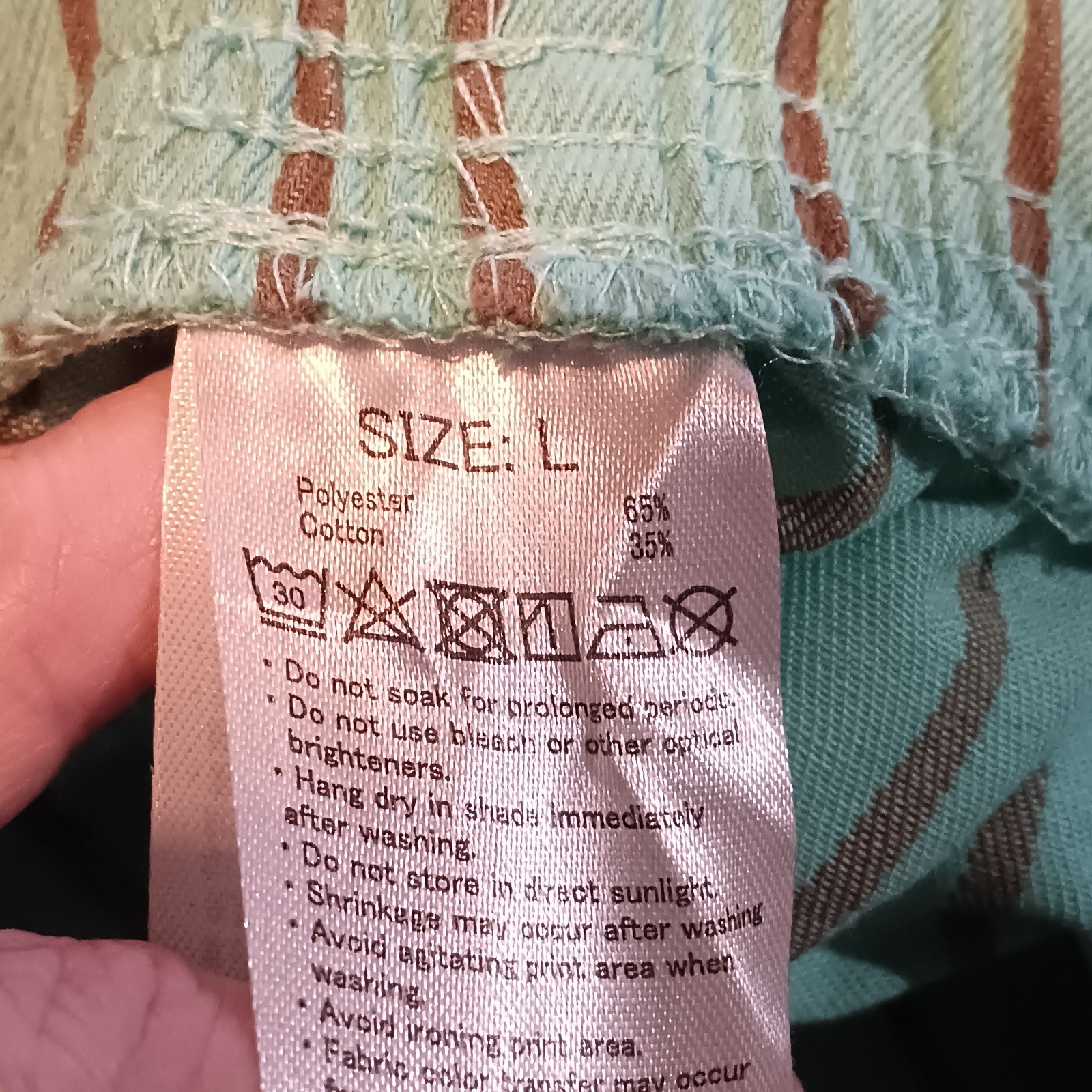 Cookman Mint Chocolate Striped Chef Pants-Large-Unisex-Pockets-String Loop