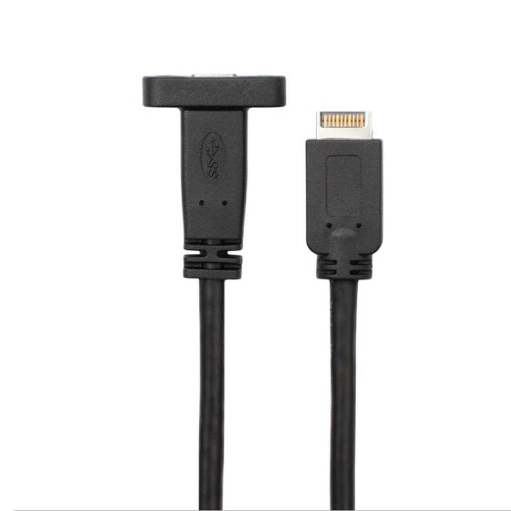 USB 3.1 Type E PCI-E to Type C Female Gen 2 Extension Cable With Profile Bracket