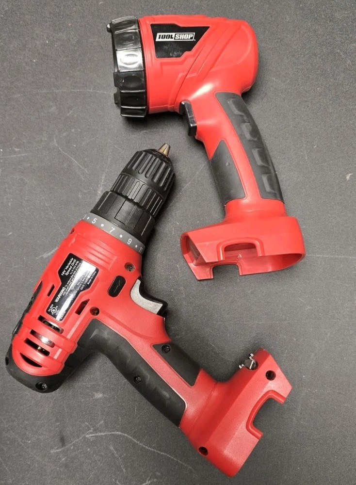 TOOLSHOP 4 Tool Combo -Drill, Reciprocating Saw, Circular Saw, Flashlight 18V