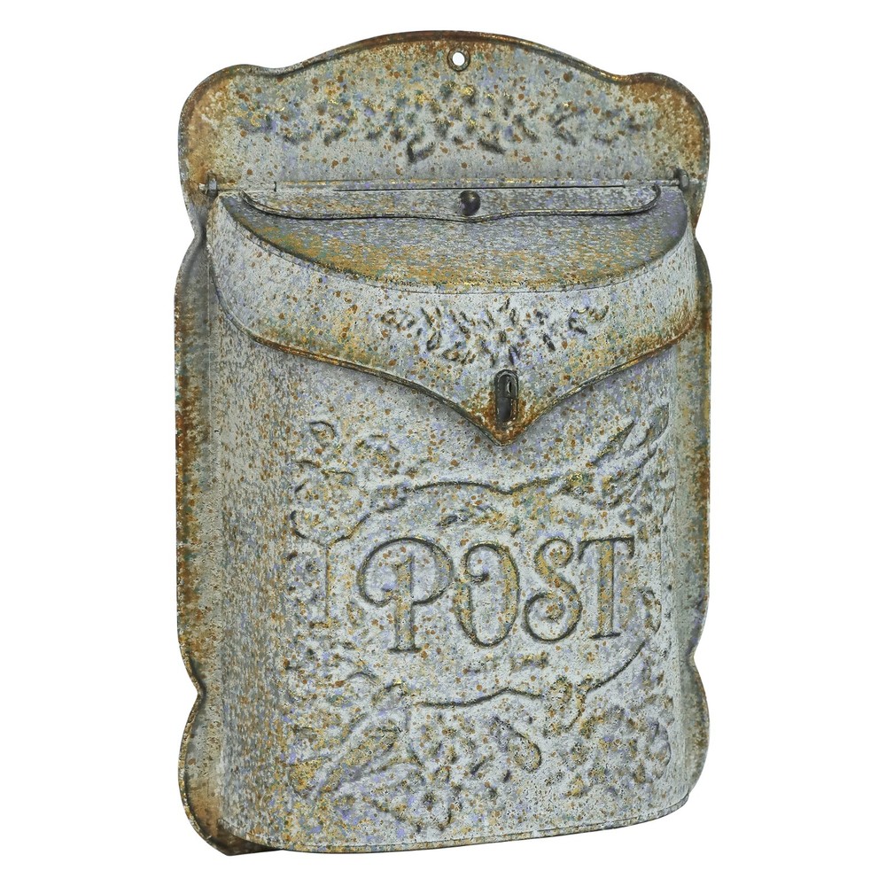 Rustic Wall Mount Mailbox  for Porch Decoration, Message Box