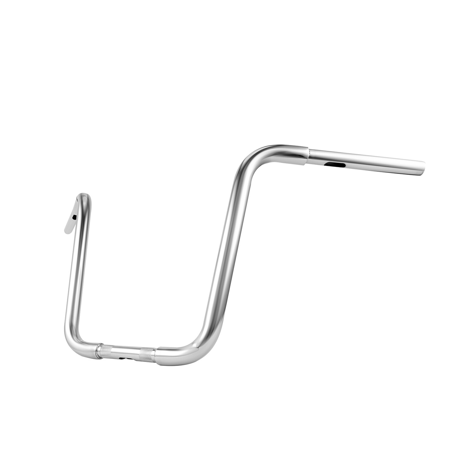 Chrome Rise 16" APE Cruved Handlebar For Harley Softail Road King Sportster 883