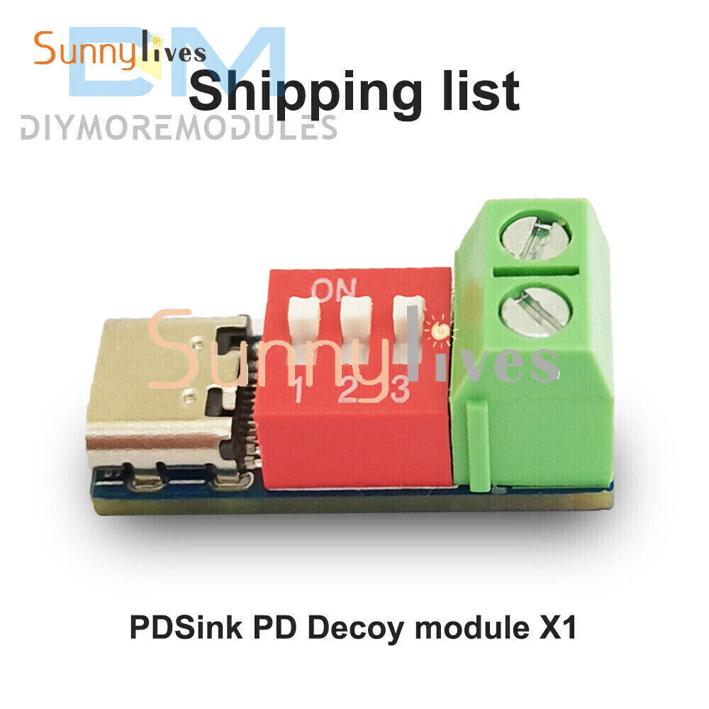 USB Type-C PD Trigger Board Module PD/QC Decoy Board Fast Charge Test Board