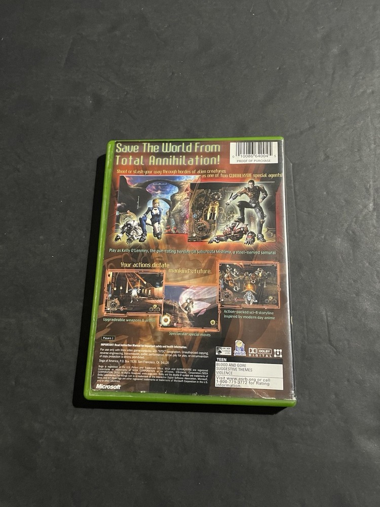 gunvalkyrie xbox Case only