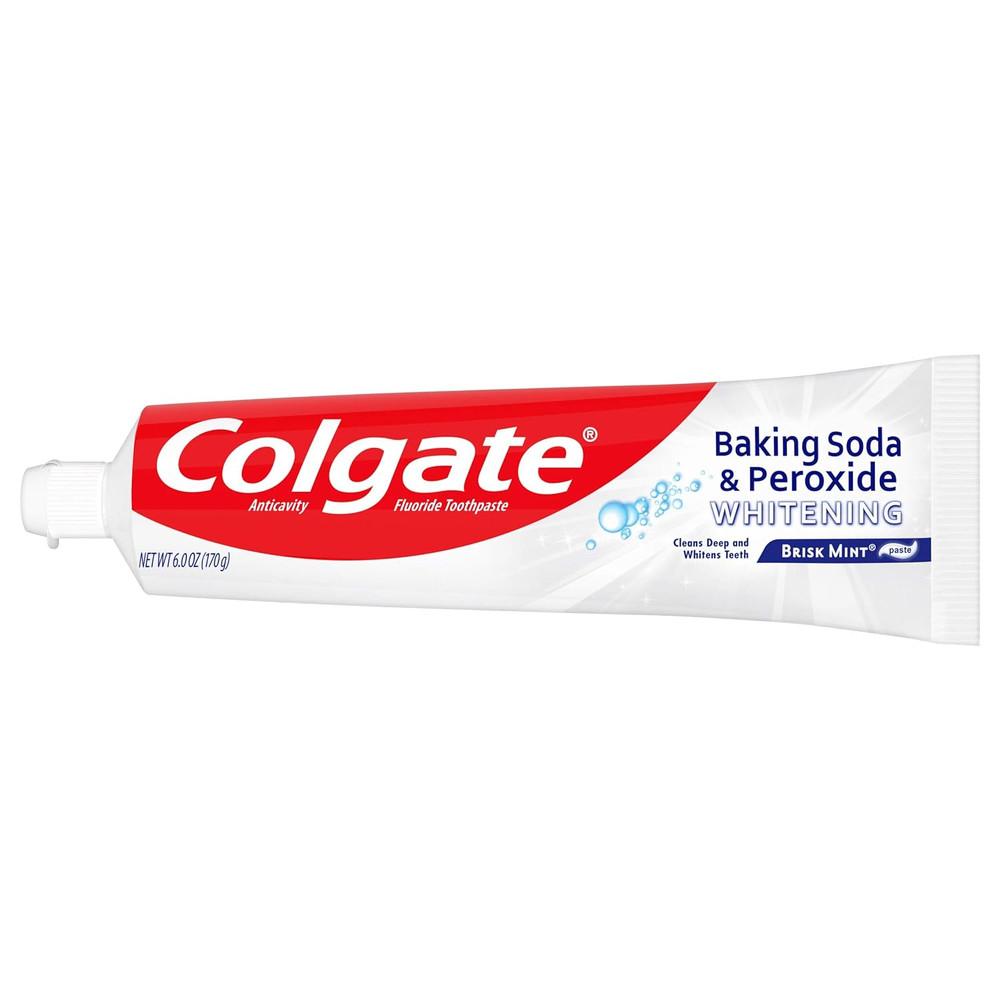 Baking Soda & Peroxide Toothpaste - Whitens Teeth, Fights Cavities & Removes Sta