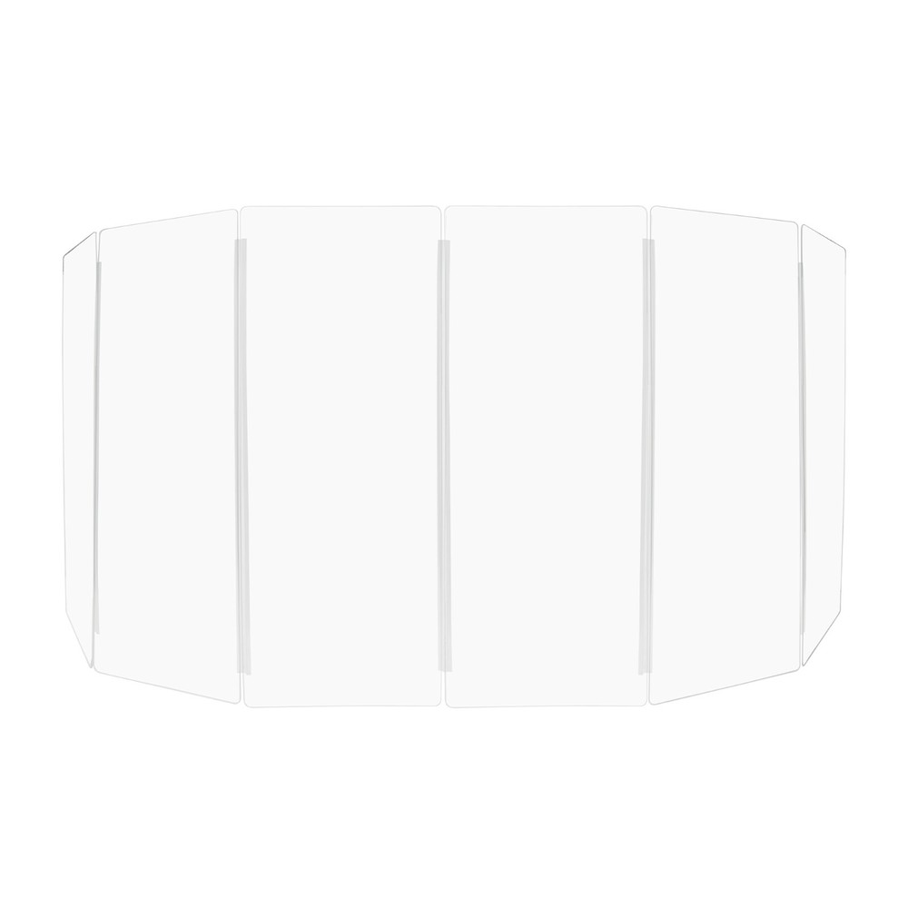 Drum Shield DS5 L 6 Section Drum Shield Acrylic Drum Panels Drums