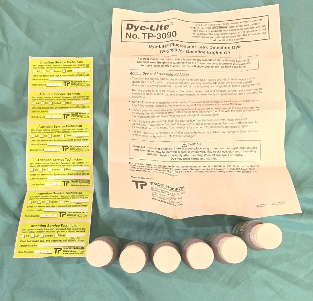 ENGINE OIL LEAK DETECTION DYE LITE TP-3090-0601
