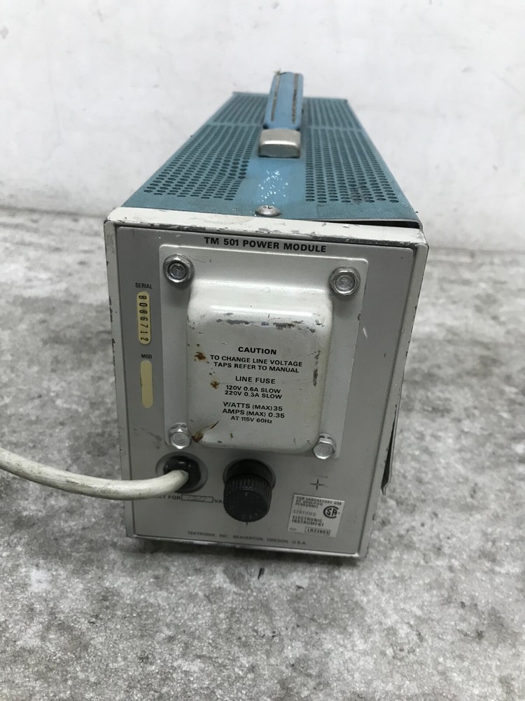 Tektronix AM503 Current Probe Amplifier / TM 501 Power Module
