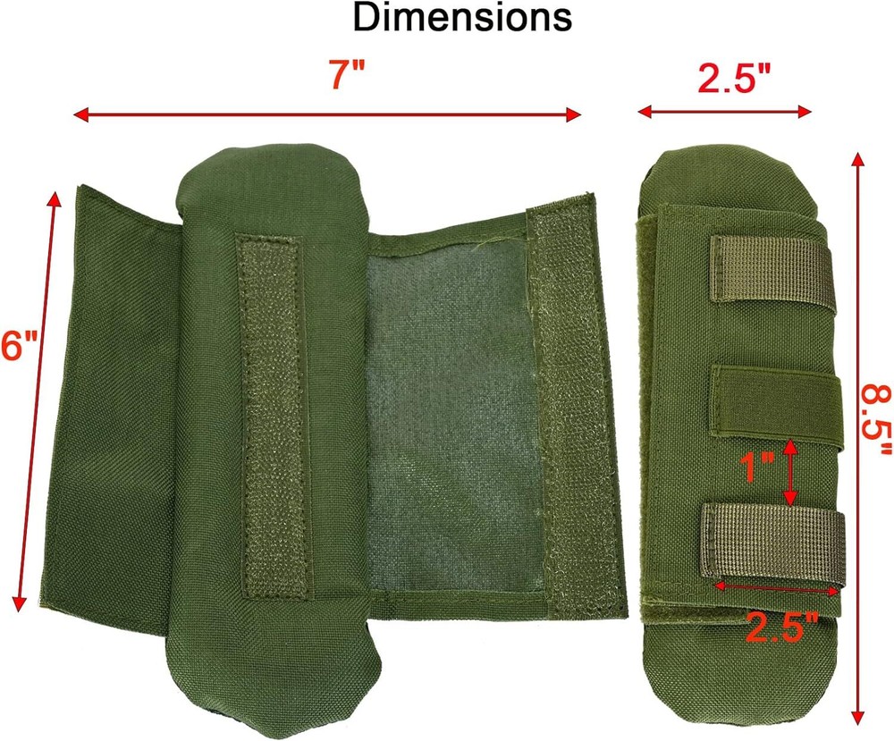 2PCS Shoulder Strap Pad Vest Shoulder Backpack Strap Pads Fit 2'' US