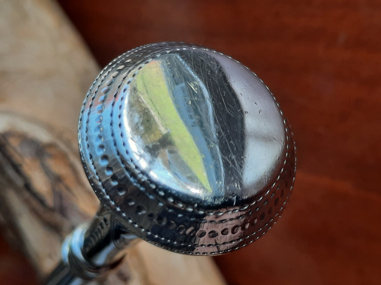 Coin Silver James Bingham Seal Top Macaroni Server, No Mono