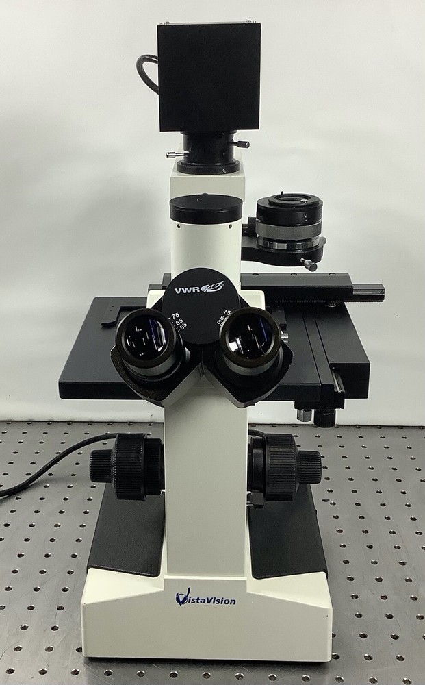 VWR VistaVision In Epifluorescent Inverted Microscope w/ Five Objectives