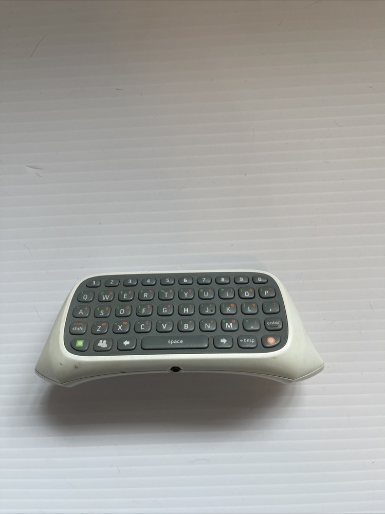 OEM Official Microsoft Xbox 360 Chatpad Keyboard Text Keypad Controller White