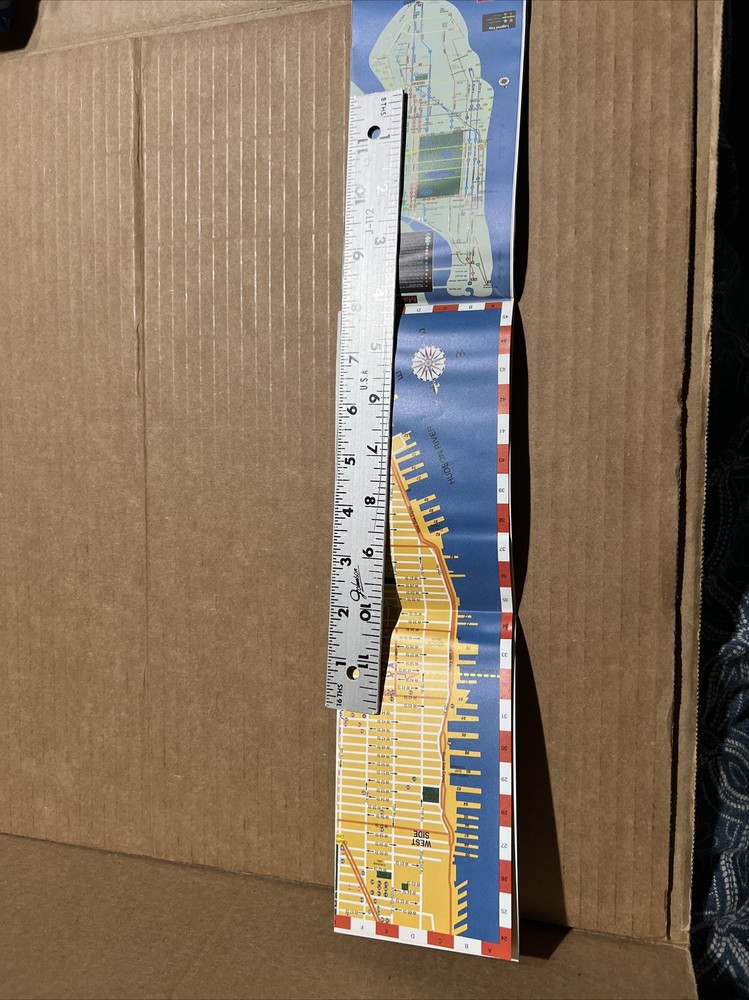 Manhattan Omni Map - 1999 Fold Out - Rare!