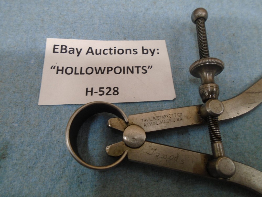 LS Starrett No. 79 Yankee Spring Type 5" Outside Caliper Flat Leg Solid Nut H528