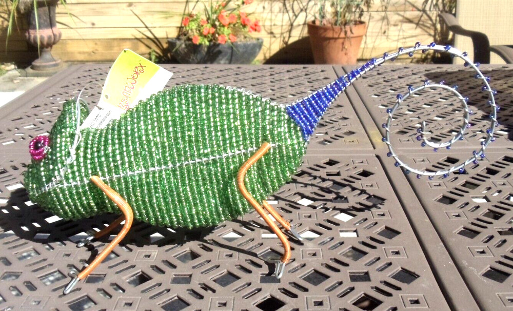Beaded land:  Chameleon