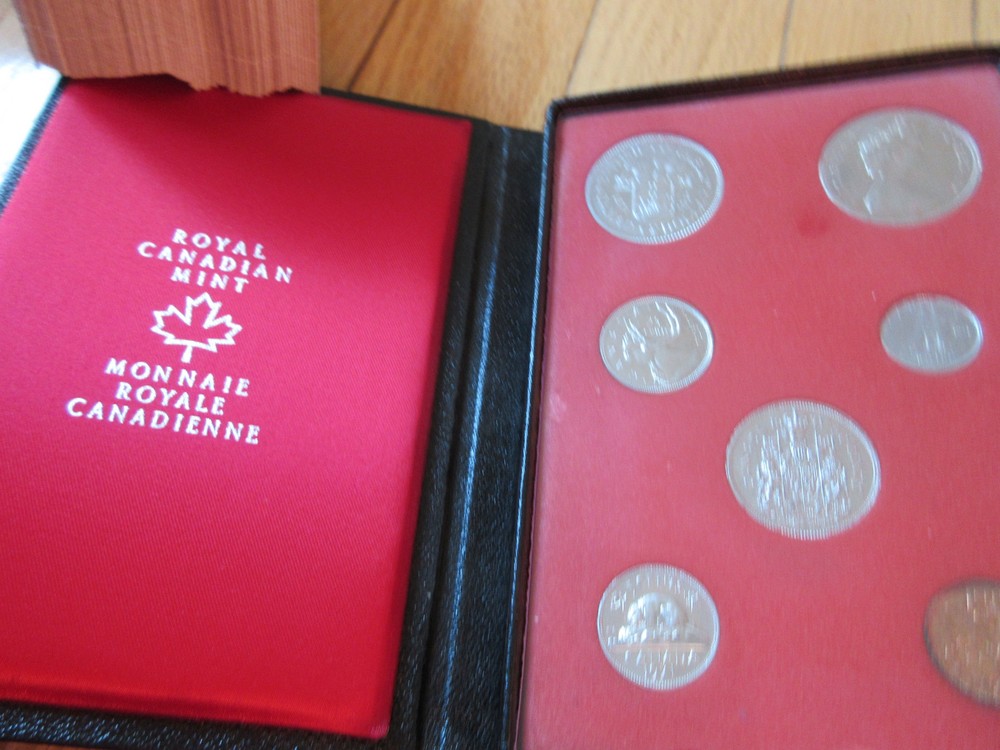 1971 Canada Double Dollar Set (7 Coins Cent to Dollar Mint Set RJ)