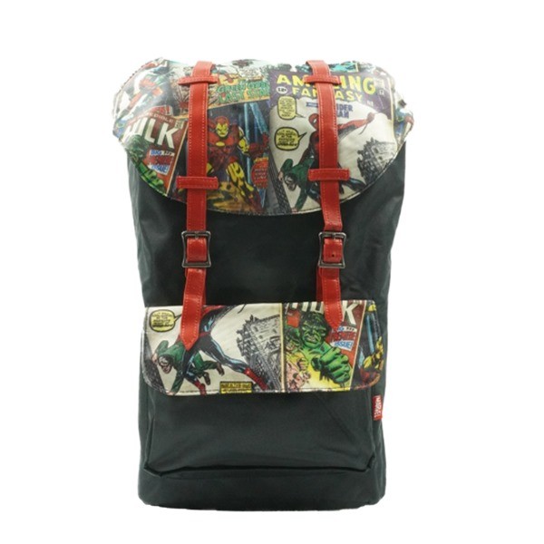 Marvel Comic Travel Backpack with Shoe Compartment RFID Blocking For Him / Her