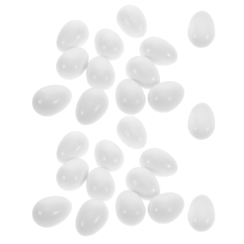 20 Pcs Parrot Egg Attracting Device Artificial Fake Eggs for Decor