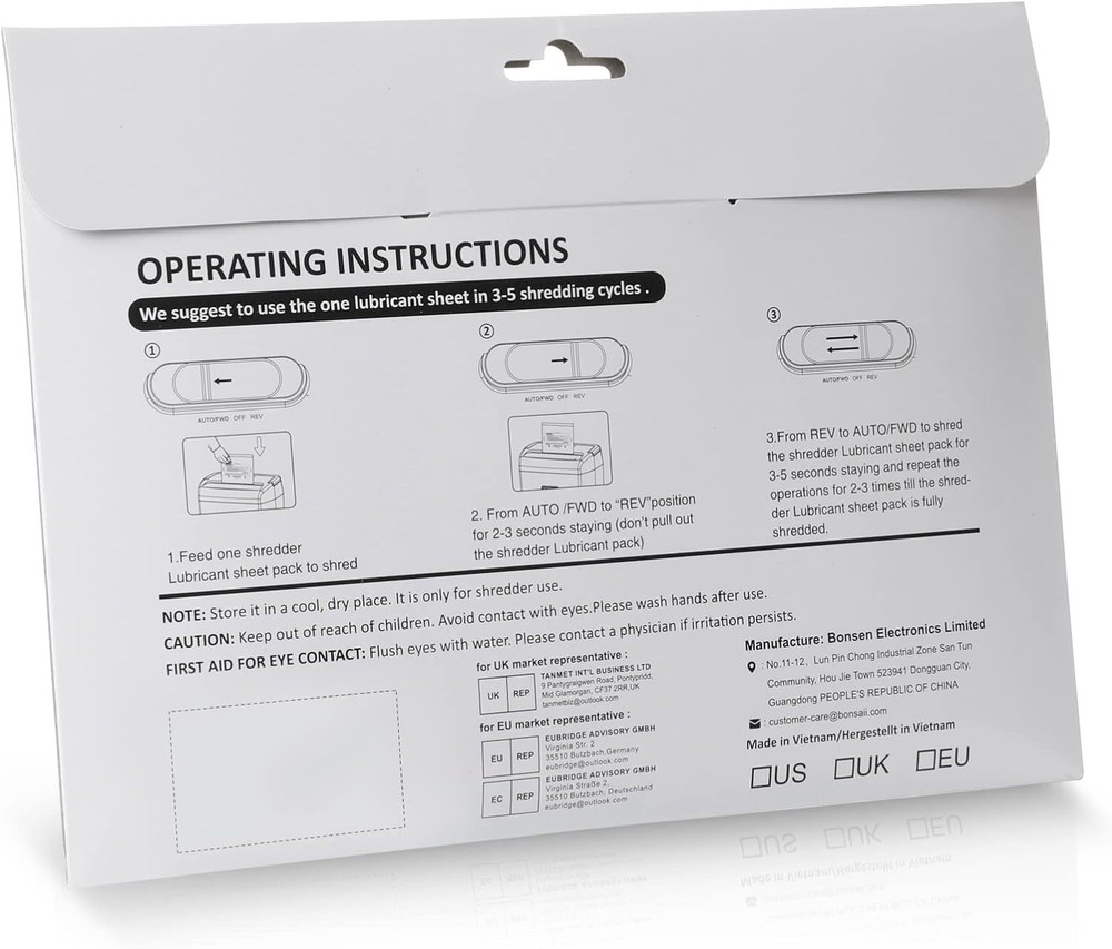 Efficient Shredder Lubricant Sheets - 24 Pack