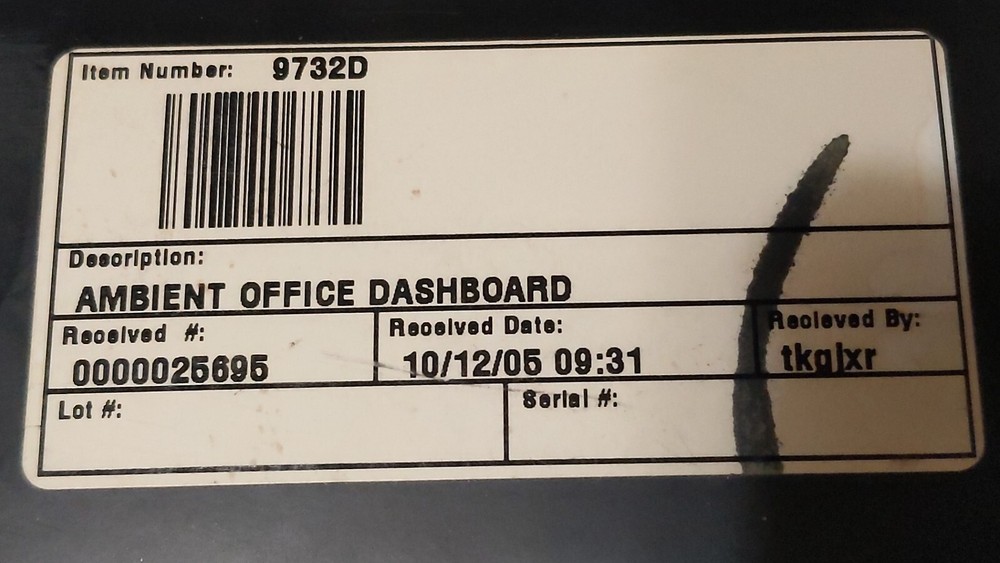 Office Dashboard Executive Desktop Ambient Devices 9732D