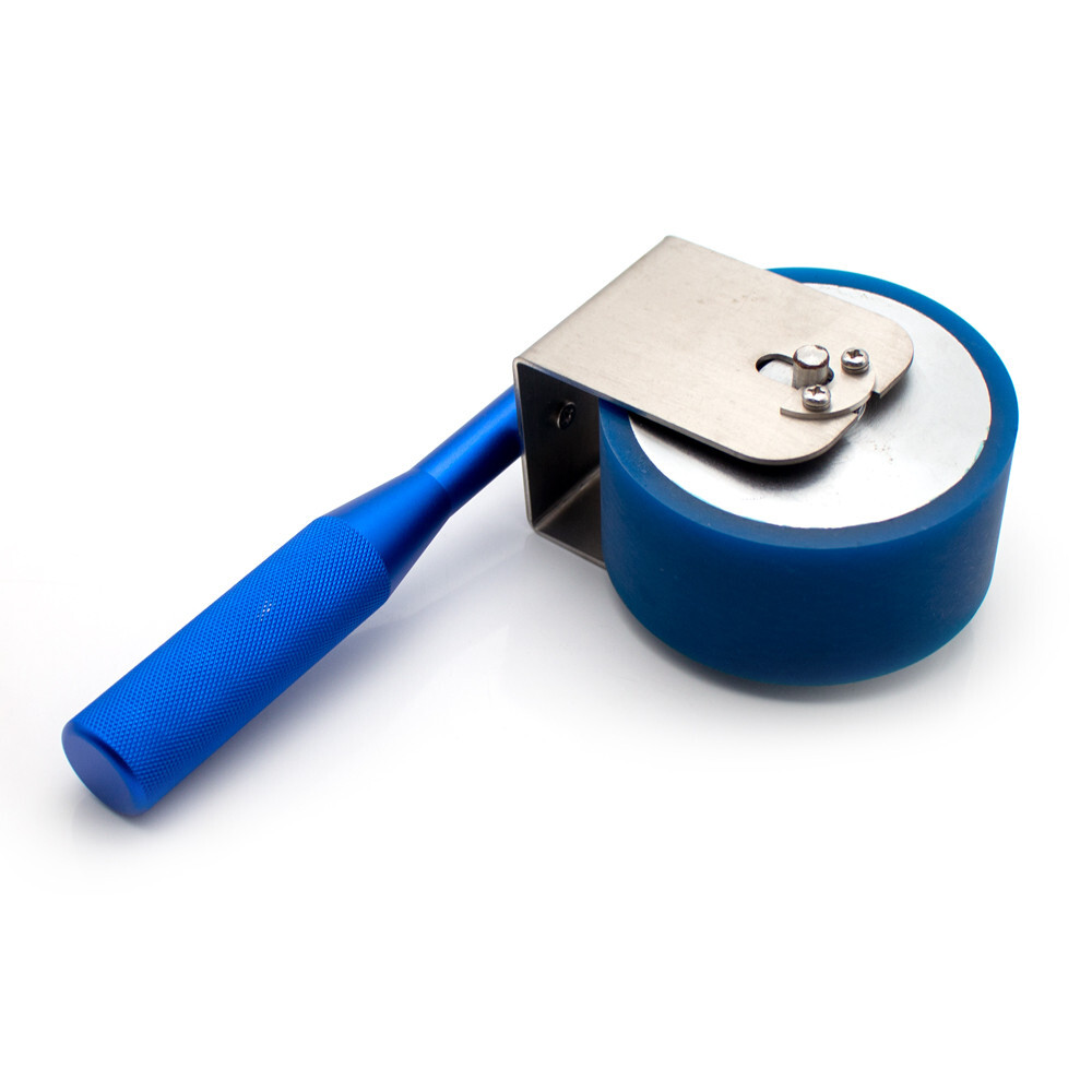Manual Lapping Wheel Rubber Covered Roller 2Kg Hand Pushed Rubber Lapping Roller