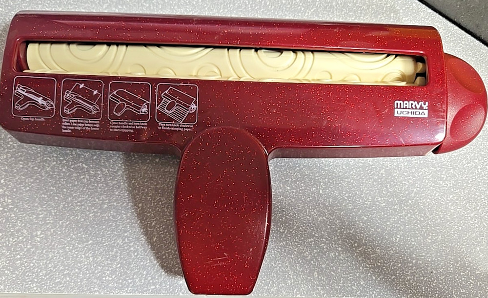 MARVY UCHIDA PATTERN ROLLER CRIMPER, 8.5" ROLLER "BUBBLES"