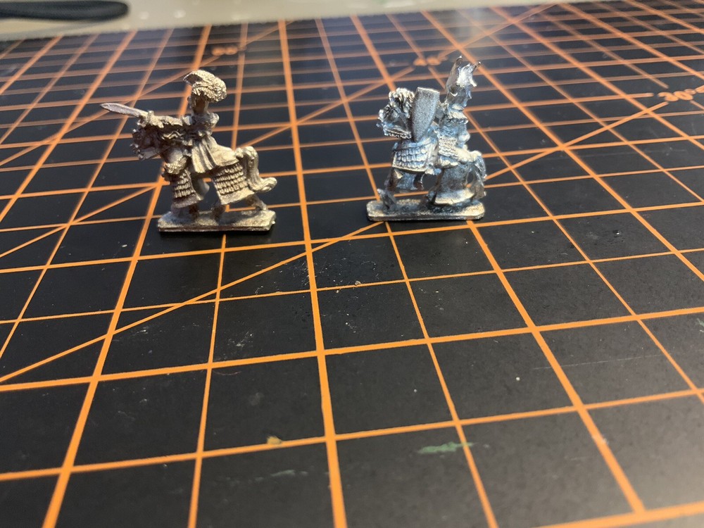 Games Workshop Warmaster High Elf Reaver Knights. Extra Models. One base only.