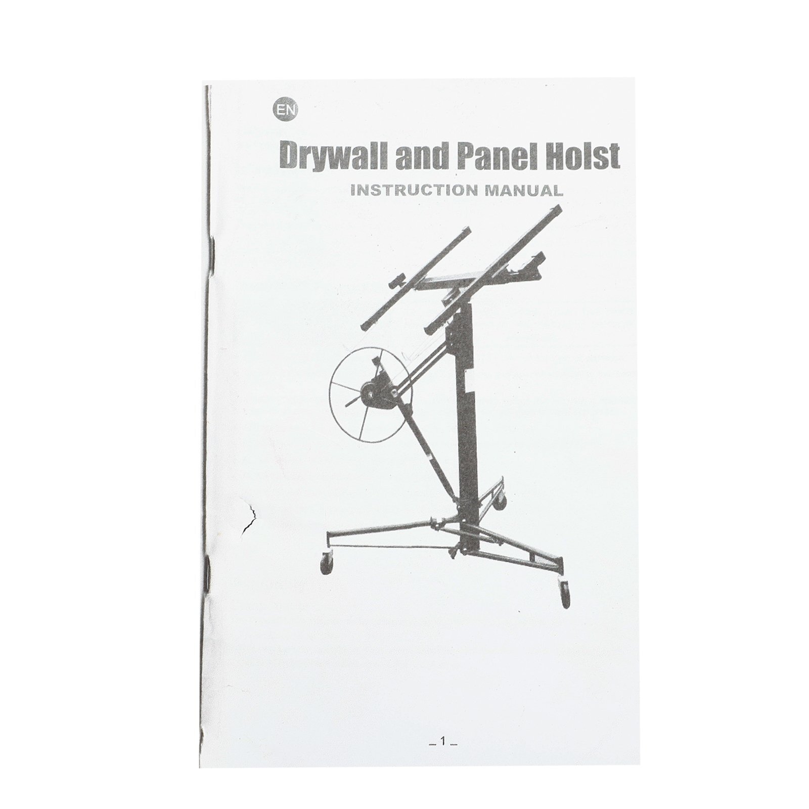11FT 150lbs Drywall Lift Panel Hoist Plasterboard Sheetrock Jack Lift Rolling