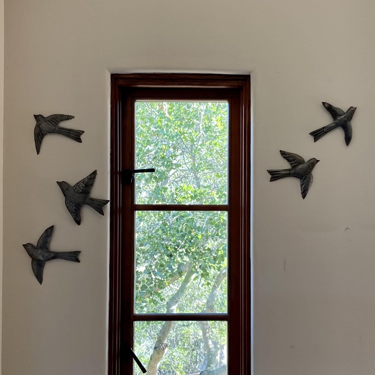 Birds, Metal Wall Decor set of 5, Recycled, Haiti Fair Trade Project