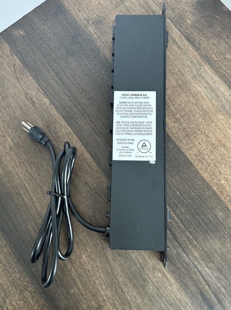 Furman M-8x2 Rack Mount Power Conditioner Surge Protector