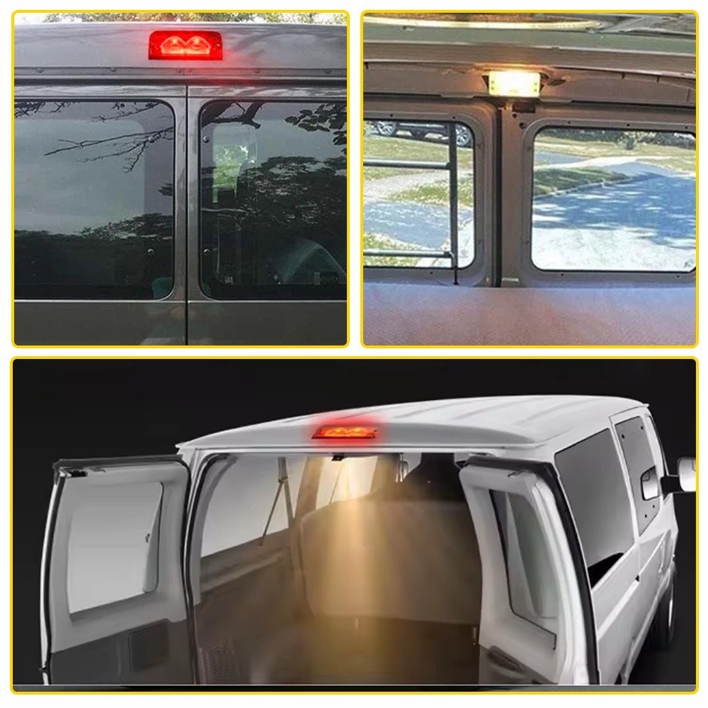 LED Third 3rd Brake Light Red Cargo For Ford E-150 E-250 E-350 E-450 6C2Z13A613B