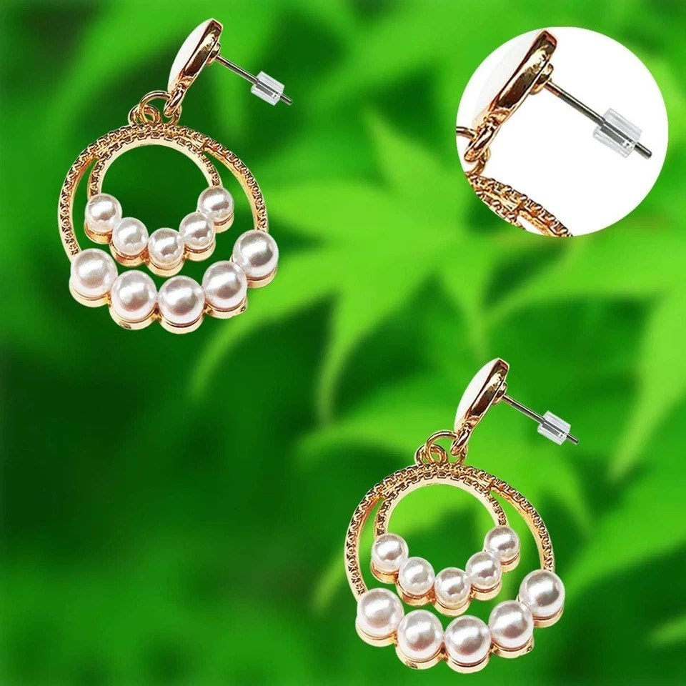 1000 Pcs Back Earrings Rubber Earring Backs - Silicone Earring Backs Soft Clear