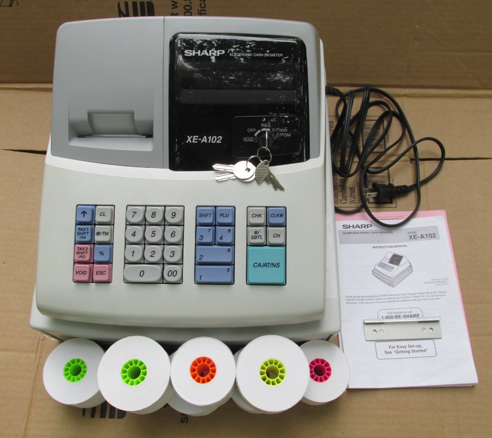 Sharp XE-A102 Electronic Cash Register BEEPS