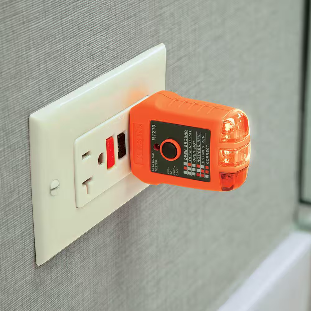 Digital Clamp Meter Electrical Maintenance and GFCI Tester Set