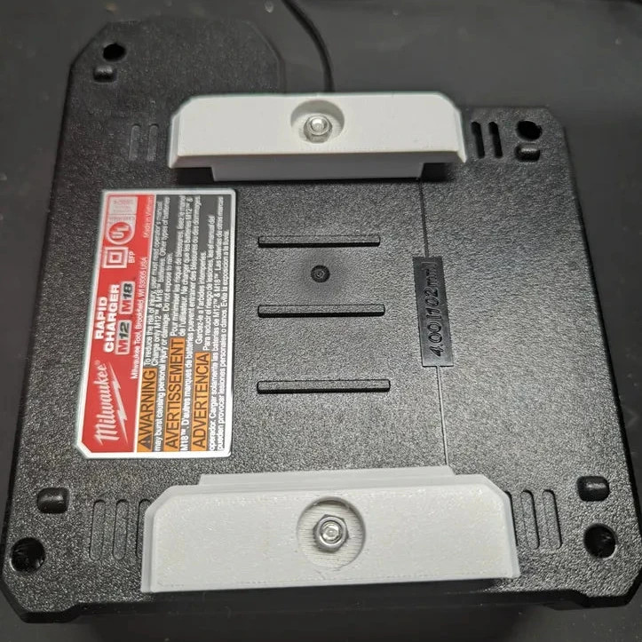 Milwaukee Packout Rapid Charger Brackets – 4× Custom 3D Printed Mounts