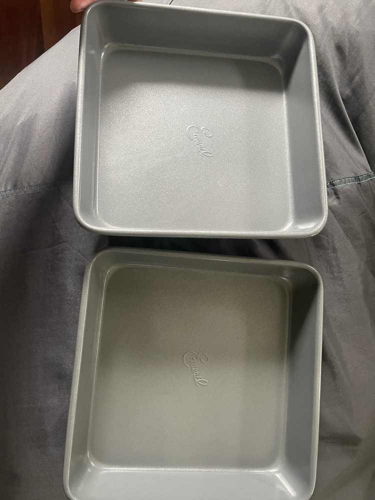 Emeril Lagasse Gray Bakeware Set Cake Pans Baking Dishes Round Square