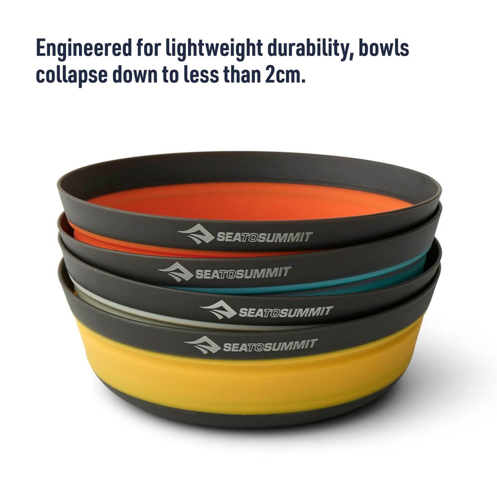 Collapsible Camping Bowls Medium 23Oz Lightweight Durable Backpacking Dishware