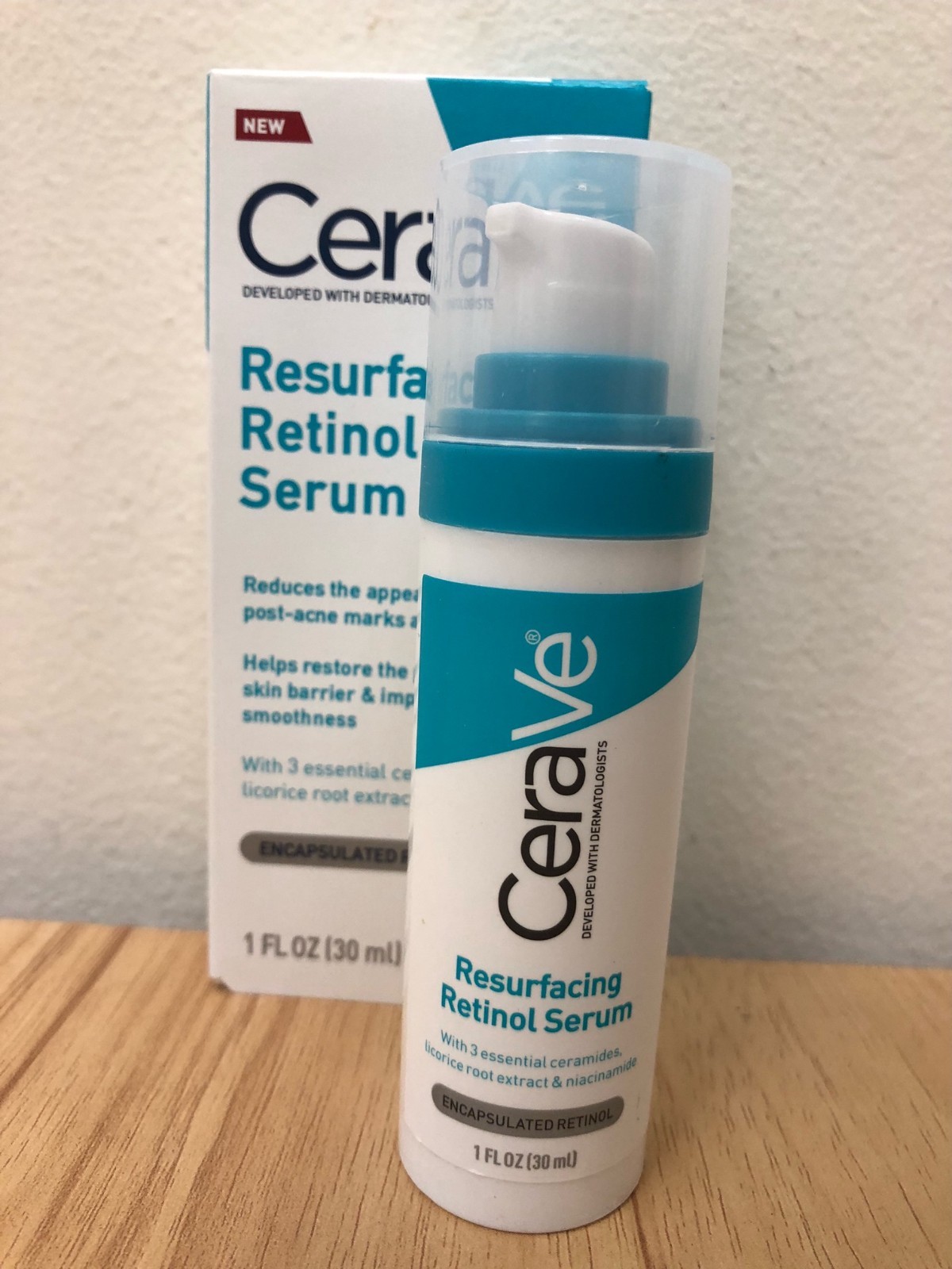 2x CeraVe Retinol Serum for Post-Acne Marks and Skin Texture 1oz (30ml)