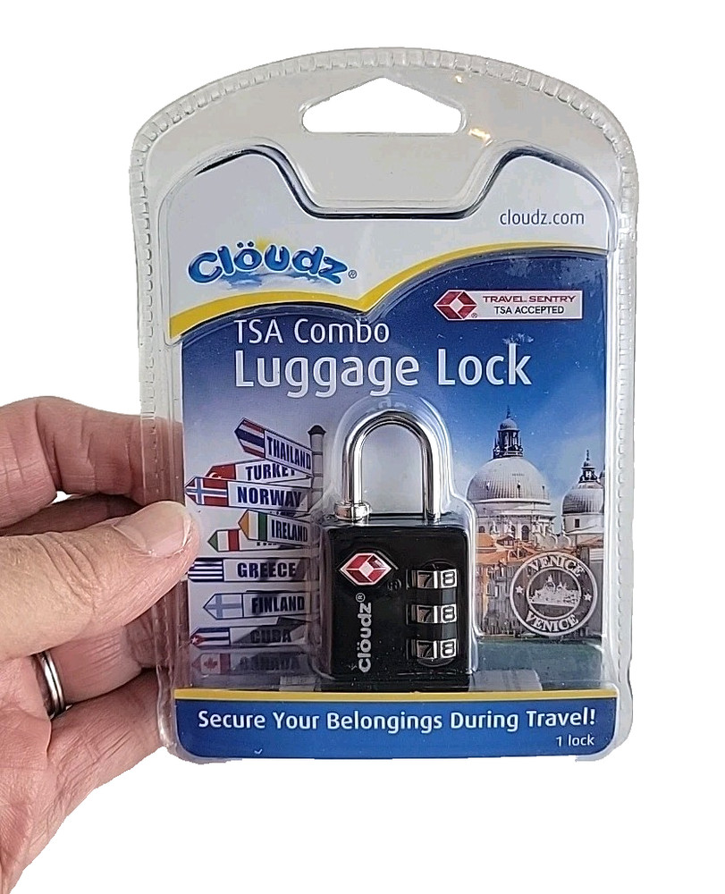 CLOUDZ® TSA Combination Lock for Luggage - New & Sealed